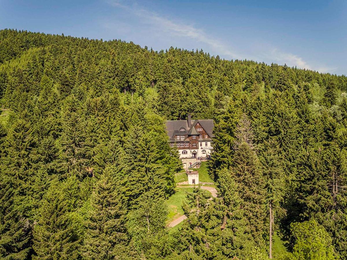 Pension Und Gaststaette Naturbaude Eschenhof Oberwiesenthal Bagian luar foto