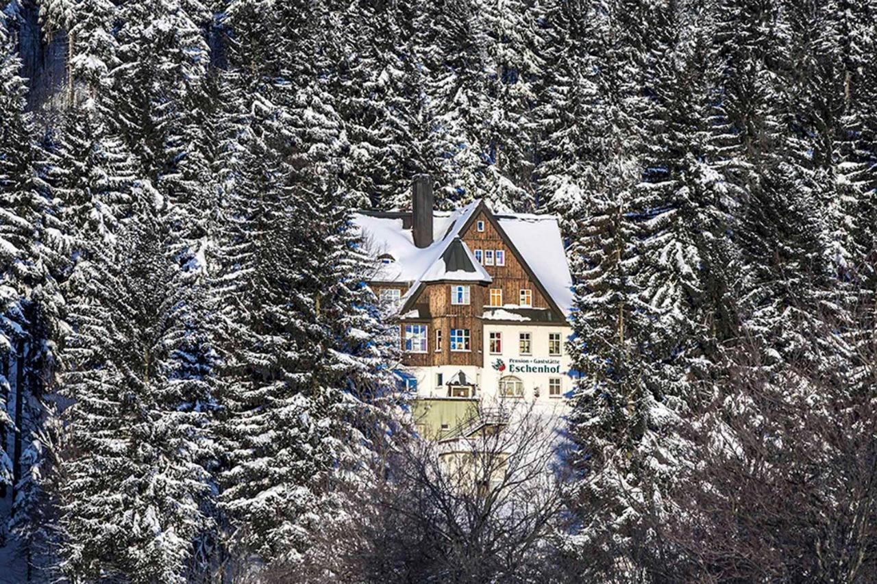 Pension Und Gaststaette Naturbaude Eschenhof Oberwiesenthal Bagian luar foto